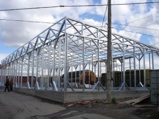 Особенности строительства каркасных складов 