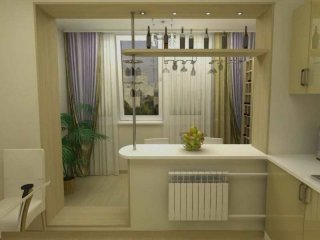 Особенности совмещения балкона с комнатой 