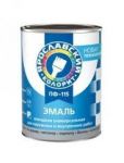 Эмаль ПФ-115 белая глянцевая, банка 1 кг 