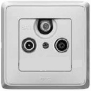  Розетка Legrand TV-радио-SAT цвет: белый 