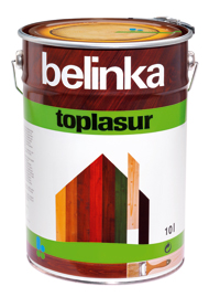 Belinka Toplasur Белинка Топлазурь для защиты древесины. 10 л